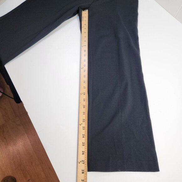 J. McLaughlin Black Straight Leg Slit Ankle Pants Trouser Size 12 - Picture 13 of 16